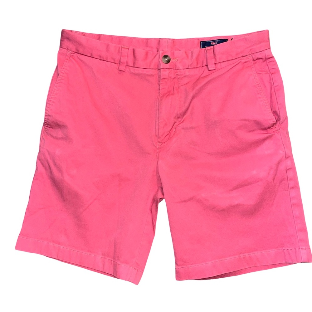 Vineyard Vines Men’s Breakers Shorts Sz 33 9” Inseam Salmon Pink EUC